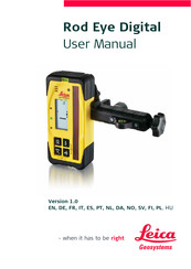 Leica Geosystems Rod Eye Digital Manual De Usuario