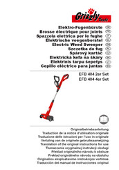 Grizzly Tools EFB 404 4er Set Traducción Del Manual De Instrucciones Original