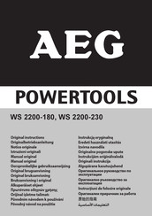 AEG WS 2200-230 Manual Original