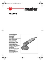 Wurth Master PM 200-E Manual Original