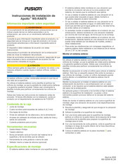 Fusion Apollo MS-RA670 Instrucciones De Instalación