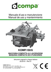 compa KOMP.150/6 Manual De Uso Y Mantenimiento