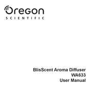 Oregon Scientific BlisScent WA633 Manual Del Usuario