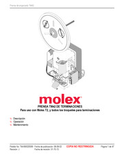 molex TM42 Manual De Instrucciones