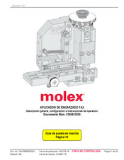 molex FA2 Manual De Instrucciones