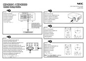 NEC NP4000 Guia De Inicio Rapido