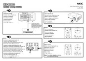 NEC NP4000 Guia De Inicio Rapido