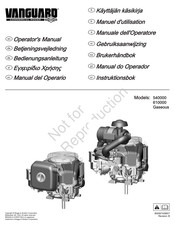 Briggs & Stratton Vanguard 54000 Gaseous Manual Del Operario