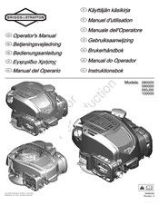 Briggs & Stratton 080000 Manual Del Operario