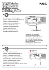 NEC NP-PA621X Guia De Inicio Rapido