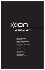 ION VERTICAL VINYL Manual De Inicio Rápido