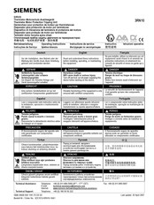 Siemens SIRIUS 3RN10 Instructivo