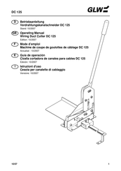 GLW DC 125 Guía De Operación