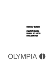 Olympia OL2400 Manual Del Propietário