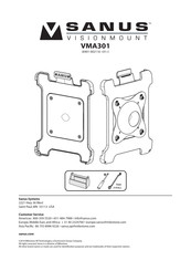 Sanus VISIONMOUNT VMA301 Manual Del Usuario