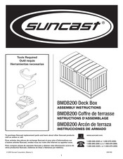 Suncast BMDB200 Instrucciones De Armado