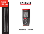 RIDGID LM-100 Manual De Instrucciones