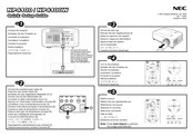 NEC NP4100W Guia De Inicio Rapido