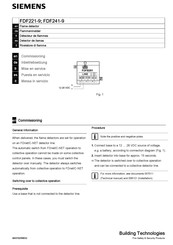 Siemens FDF241-9 Manual De Instrucciones