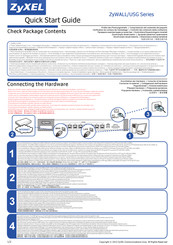 Zyxel ZyWALL/USG Serie Guia De Inicio Rapido