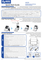 Zyxel UAG50 Guia De Inicio Rapido