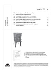 Jotul F 601 N Instrucciones Para Instalación En Informacion Tecnica