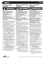 Cooper Lighting HALO EL4058 Serie Manual De Instrucciones