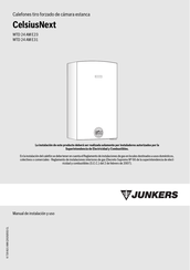 Junkers CelsiusNext Manual De Instalacion Y Uso