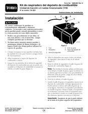 Toro Greensmaster 3150 Instrucciones De Instalación