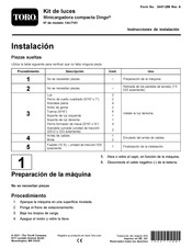 Toro Dingo Instrucciones De Instalación