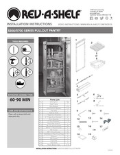 Rev-A-Shelf 5743-16-CR-1 Instrucciones De Instalación