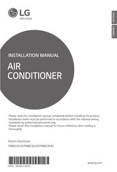 LG PMBD3620 Manual De Instalación