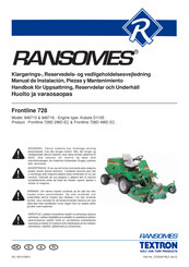 Ransomes Frontline 728D 2WD EC Manual De Instalación Y Mantenimiento