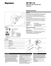 Raychem JBS-100-A Instrucciones De Instalación