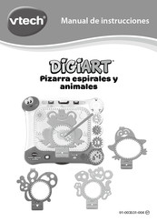 VTech DIGIART Pizarra espirales y animales Manual De Instrucciones