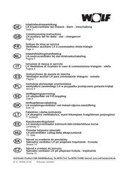 Wolf LH Instrucciónes De Puesta En Marcha