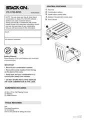 STACK-ON PC-1702-RFID Manual De Instrucciones