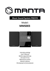 Manta PRESTO MMS003 Manual De Usuario