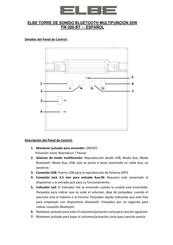 ELBE TW-200-BT Manual Del Usuario