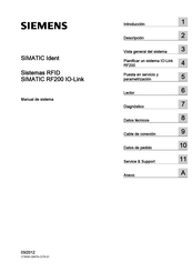 Siemens SIMATIC RF200 IO-Link Manual De Sistema