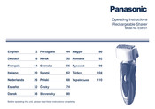 Panasonic ES8101 Instrucciones De Operación