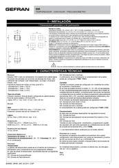 gefran 556 Manual Del Usuario