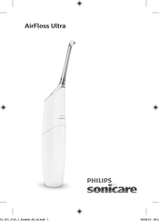 Philips sonicare AirFloss Ultra Manual Del Usuario