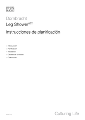 Dornbracht Leg Shower ATT Instrucciones De Planificación