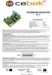 Cebek TL-1 Guia De Inicio Rapido